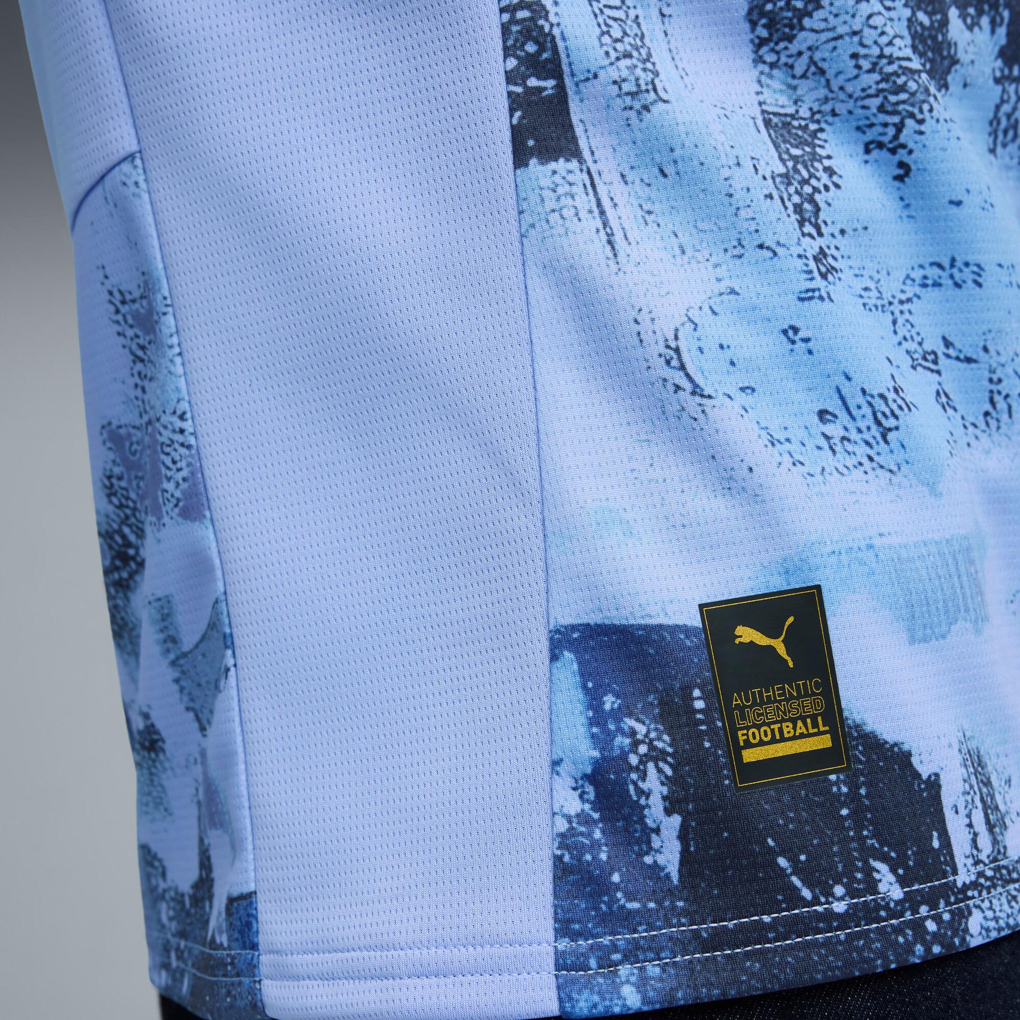 PUMA Mens Lamelo Ball PUMA MB.04 Low Alien Skin - Mens Shoes Light Blue/Blue/Pink Product Image