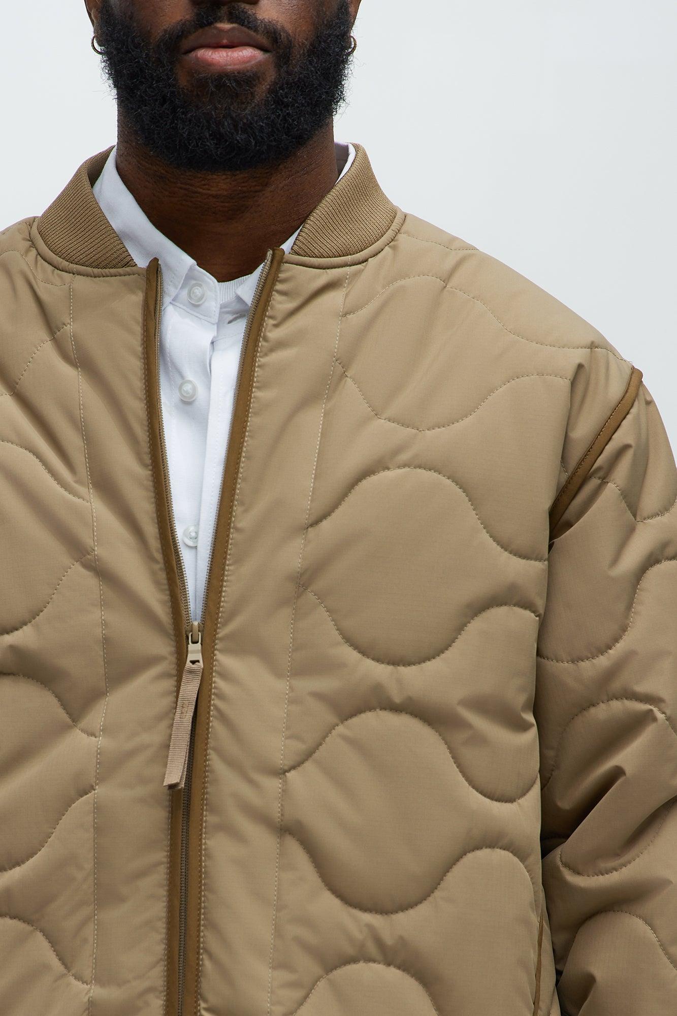 Hartford Ripstop  Quilted Jacket - Tan Product Image
