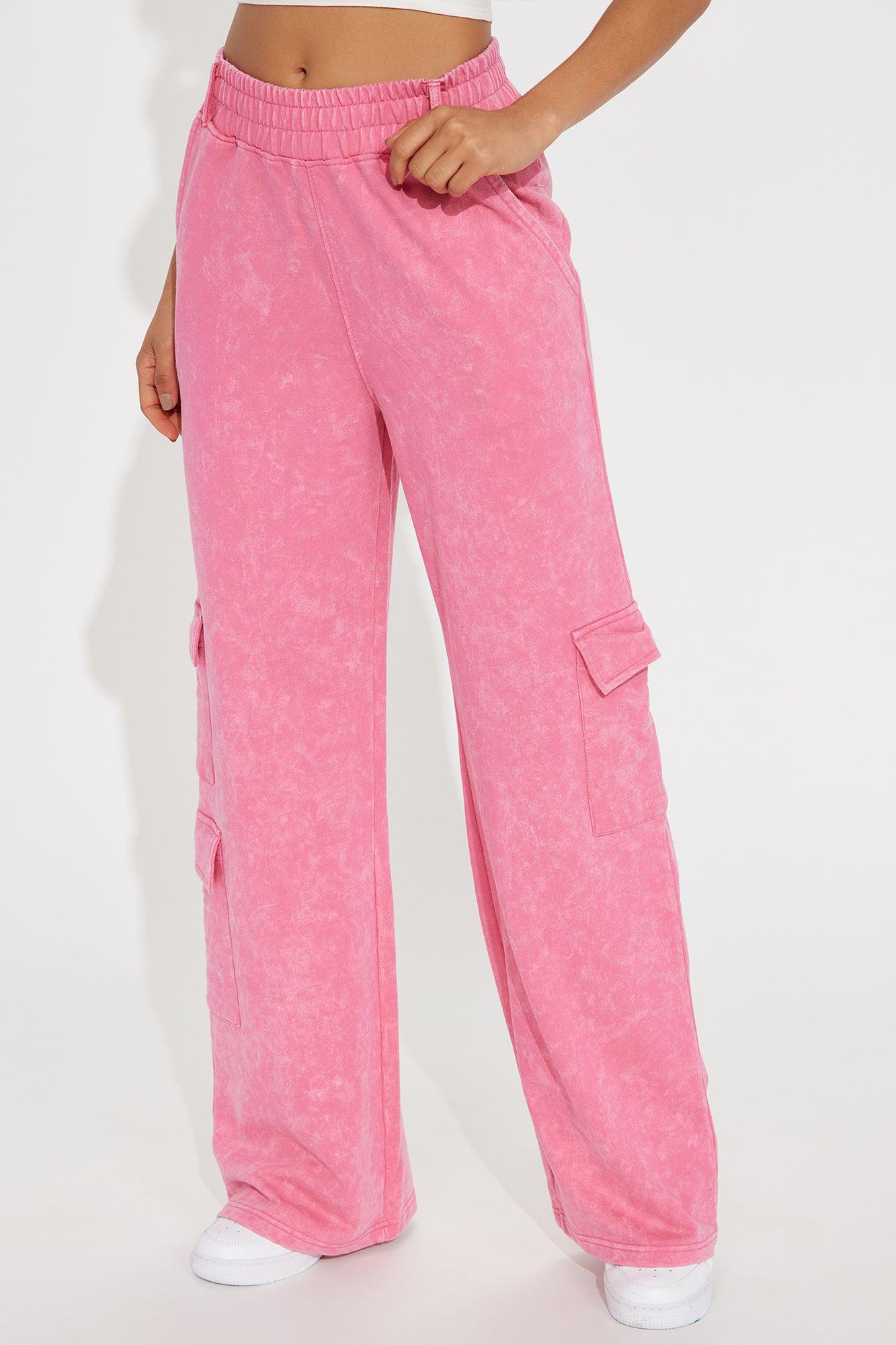Carmen Washed Lounge Pant - Pink Product Image
