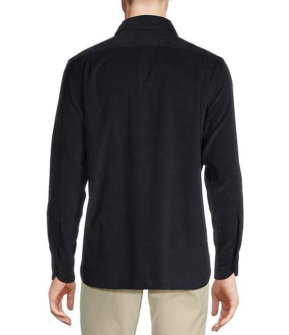 Cremieux Blue Label Solid Corduroy Long Sleeve Woven Shirt Product Image