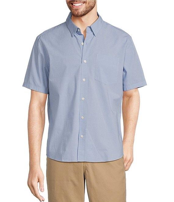 L.L.Bean Comfort Performance Stretch Solid Short Sleeve Woven Shirt Product Image
