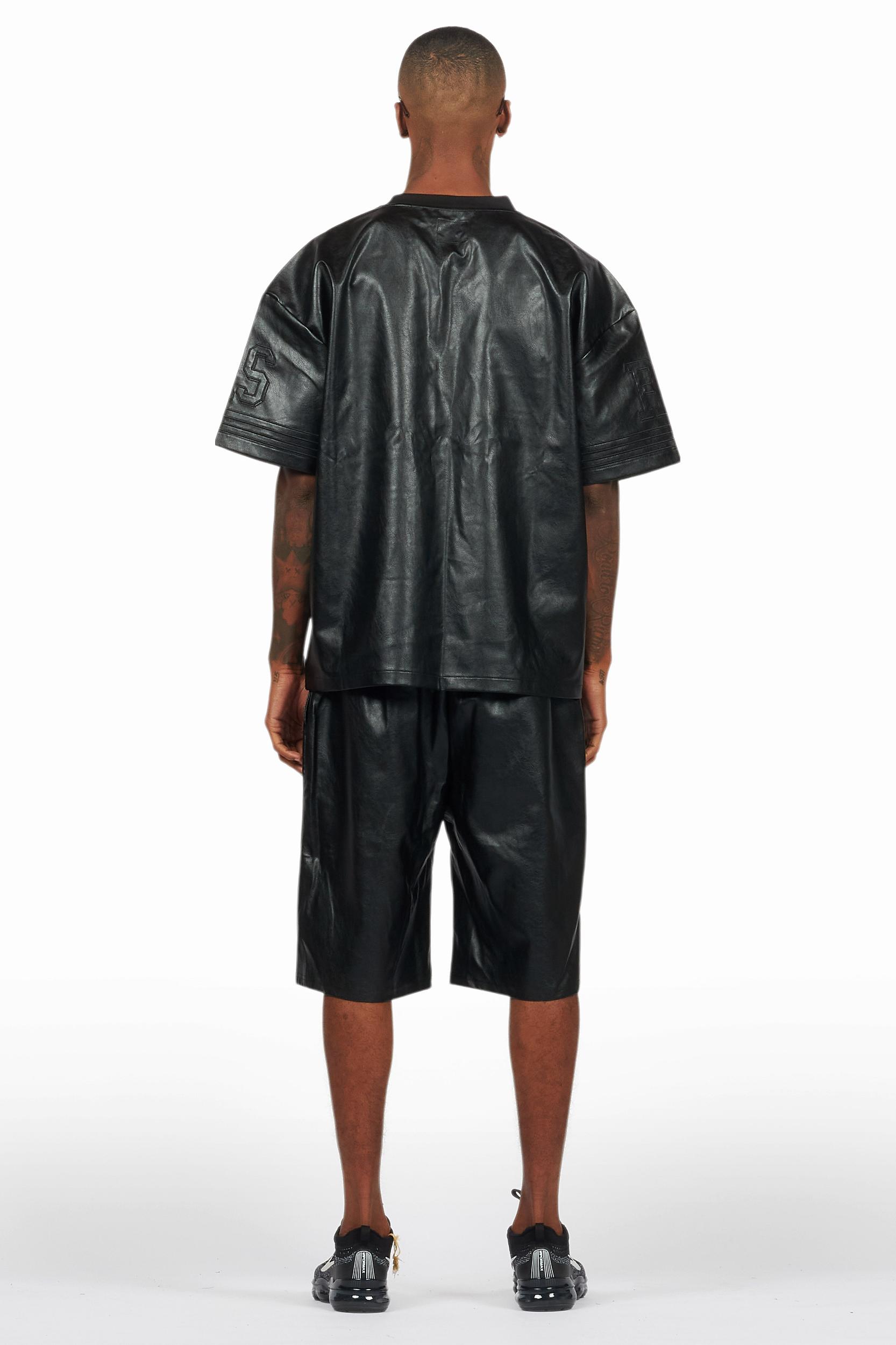 Antosha Black T-Shirt/Short Set Male Product Image