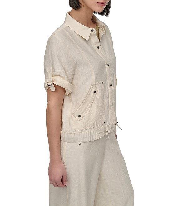 DKNY by Donna Karan Short Sleeve Utility Jacket Product Image