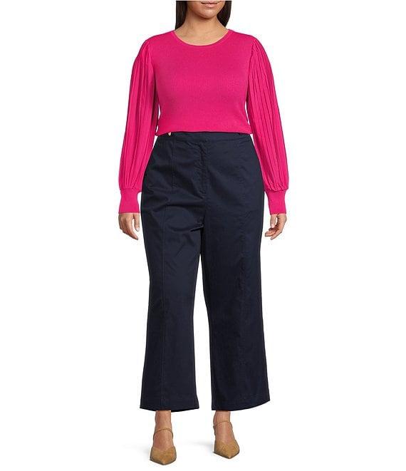 Skies Are Blue Plus High Rise Sailor Pants Product Image