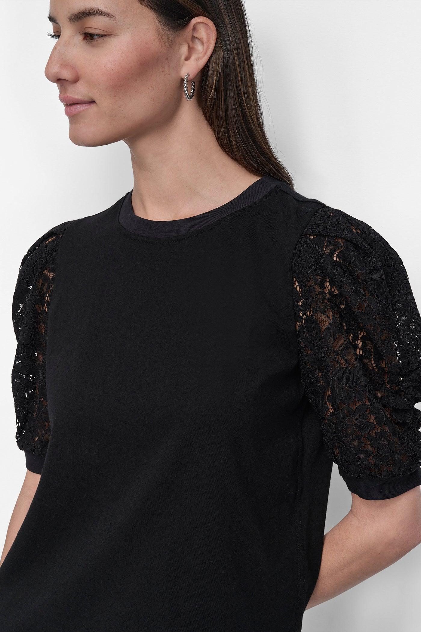 LACE-PANELED TEE Product Image