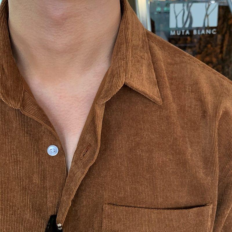 RT No. 6319 CORDUROY COLLAR SHIRT Product Image