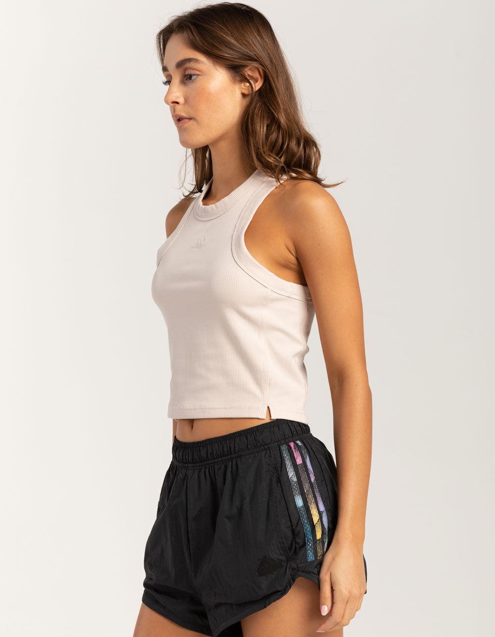 ADIDAS Lounge Rib Womens Tank Top - BLUSH Product Image