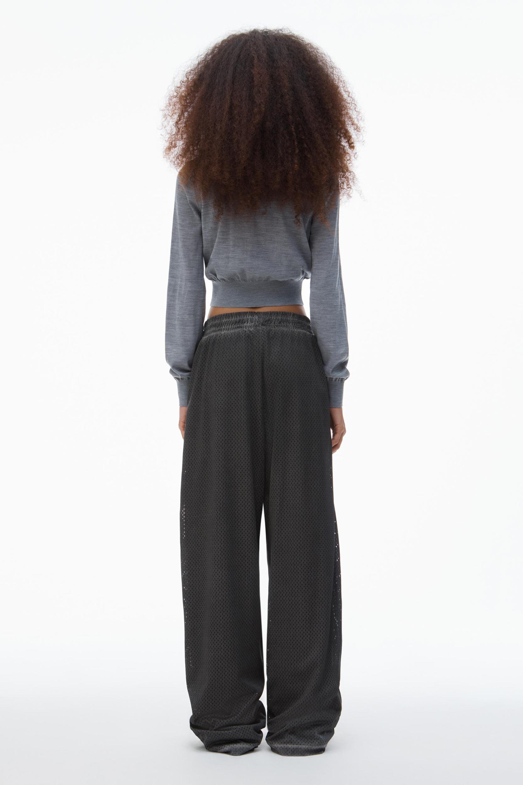 High-frequency Stacked Logo Cardigan In Merino Wool Product Image
