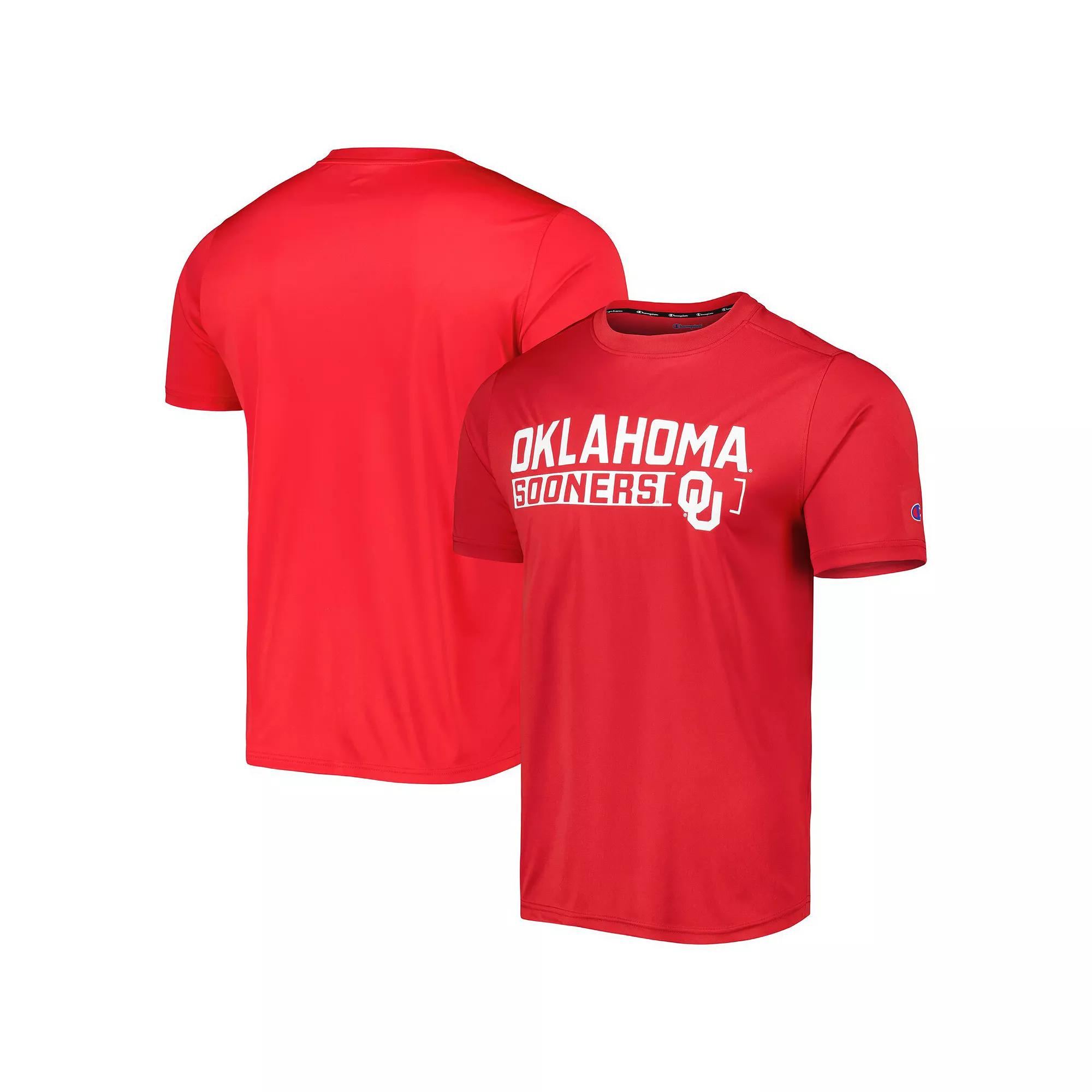 Men's Champion Crimson Oklahoma Sooners Impact Knockout T-Shirt, Size: Medium, Red Product Image