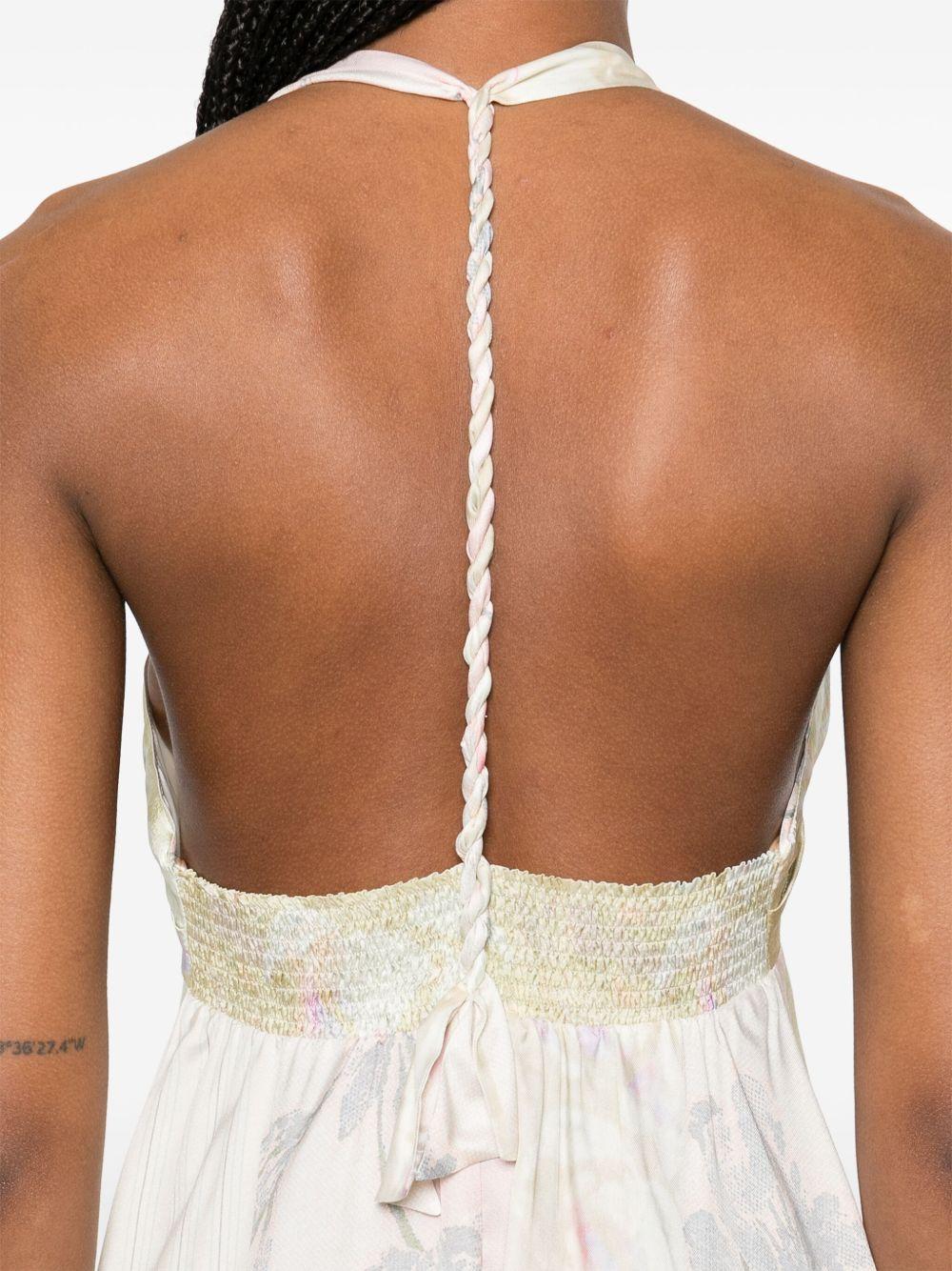 abstract-print maxi dress Product Image