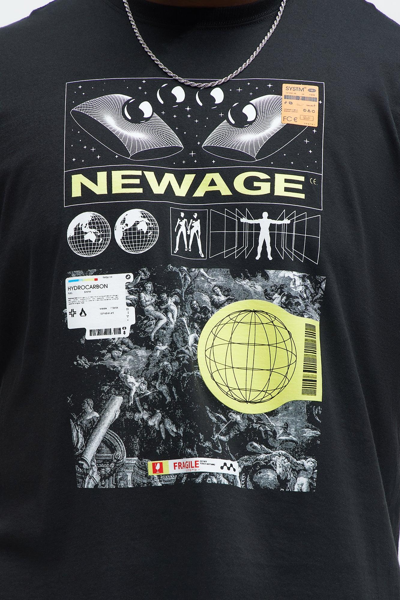 New Age Universe Short Sleeve Tee - Black Product Image