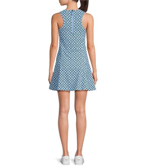 Addison Bay Panama Floral Round Neck Sleeveless Mini Dress Product Image