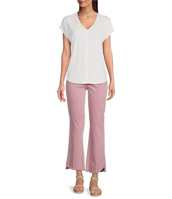 Dear John Jeanne 5 Pockets Mid Rise Stretch Twill Jeans Product Image