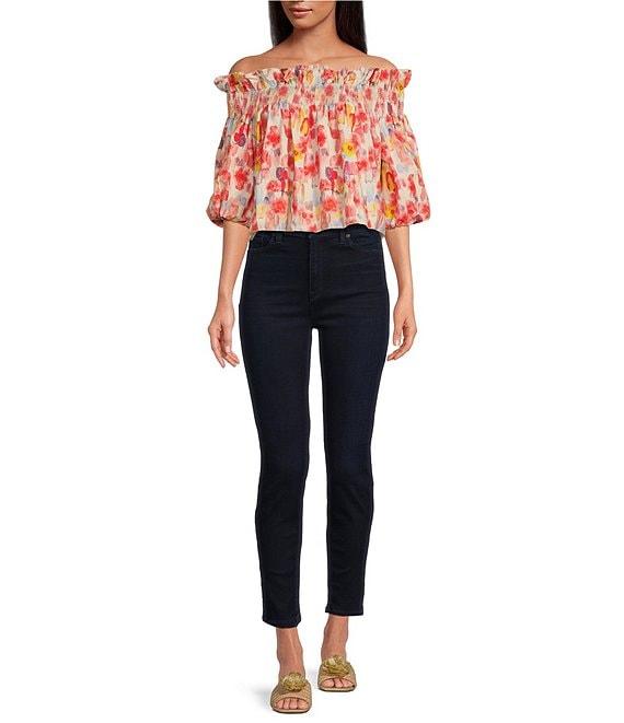 Hudson Jeans Nico Mid Rise Super Skinny Ankle Jeans Product Image