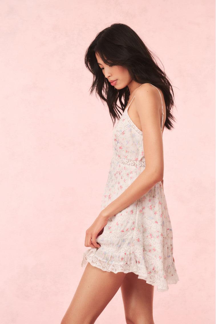 Alonna Cotton Floral Mini Dress Product Image