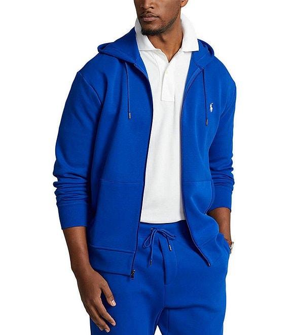 Polo Ralph Lauren Big & Tall Double-Knit Long Sleeve Full-Zip Hoodie Product Image