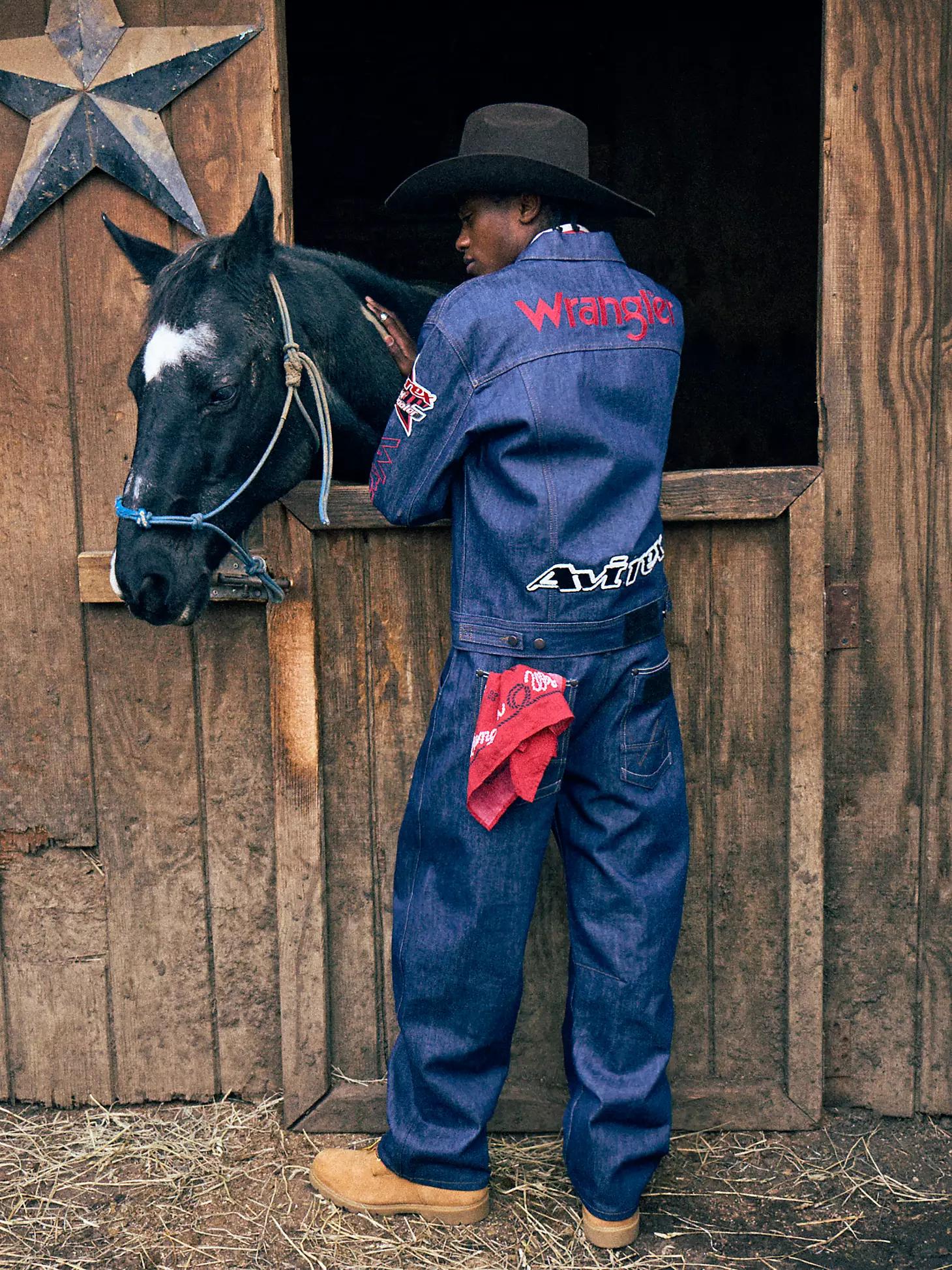 Wrangler x AVIREX Barrel Jean | Men's JEANS | Wrangler® Product Image