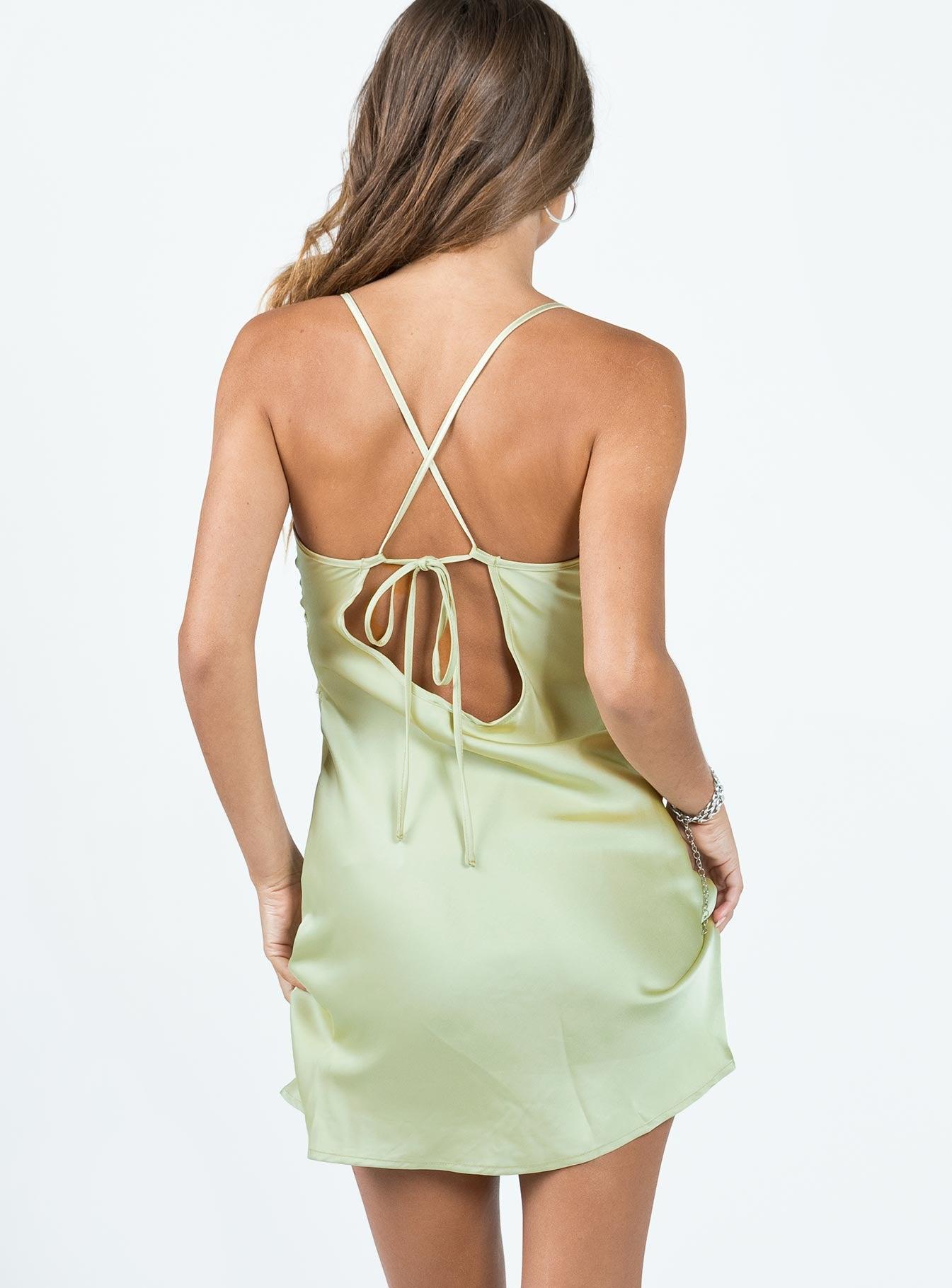 Treasure Mini Dress Sage Product Image