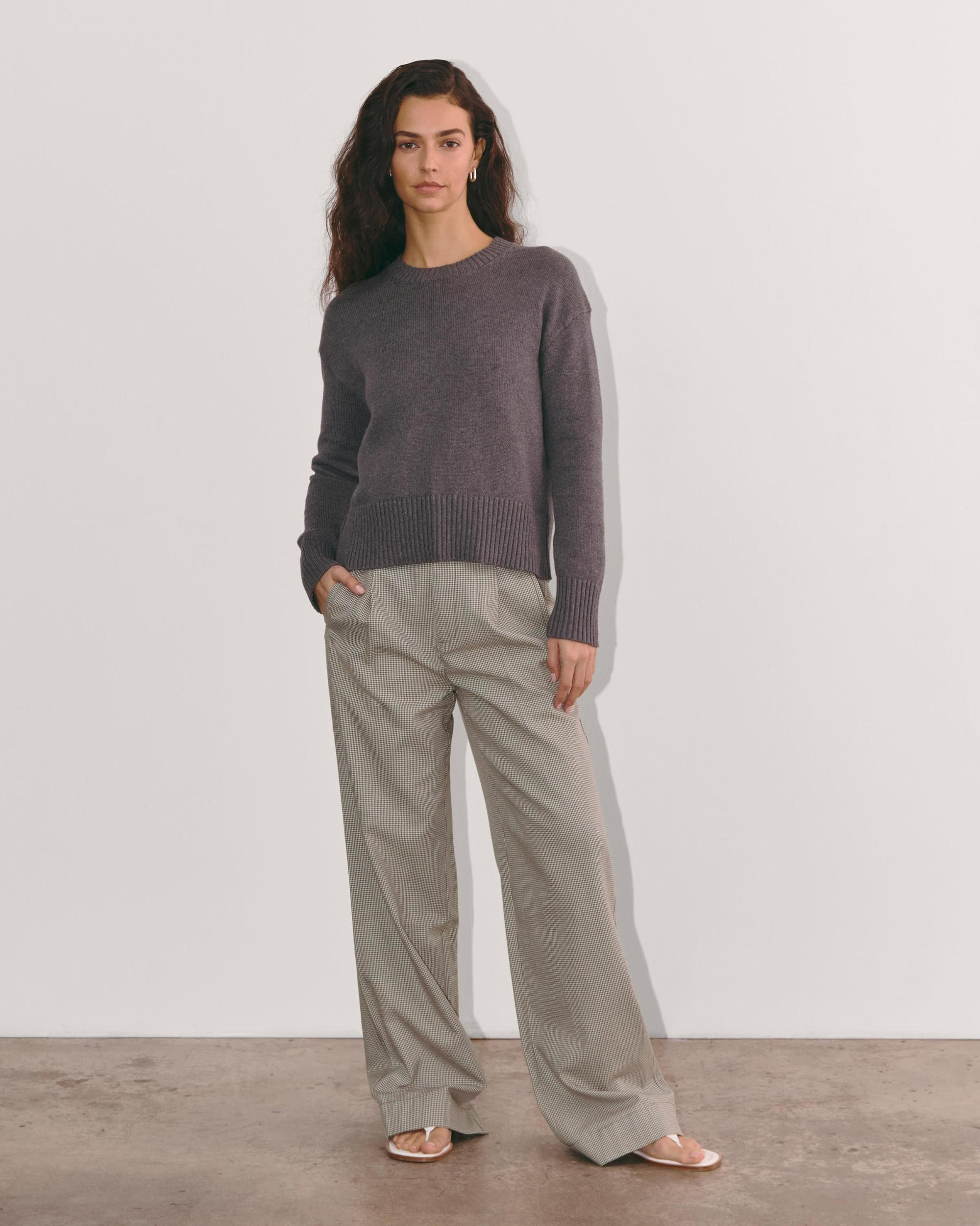 Womens Draper Pleated Pant in Buttersmooth by Everlane Product Image