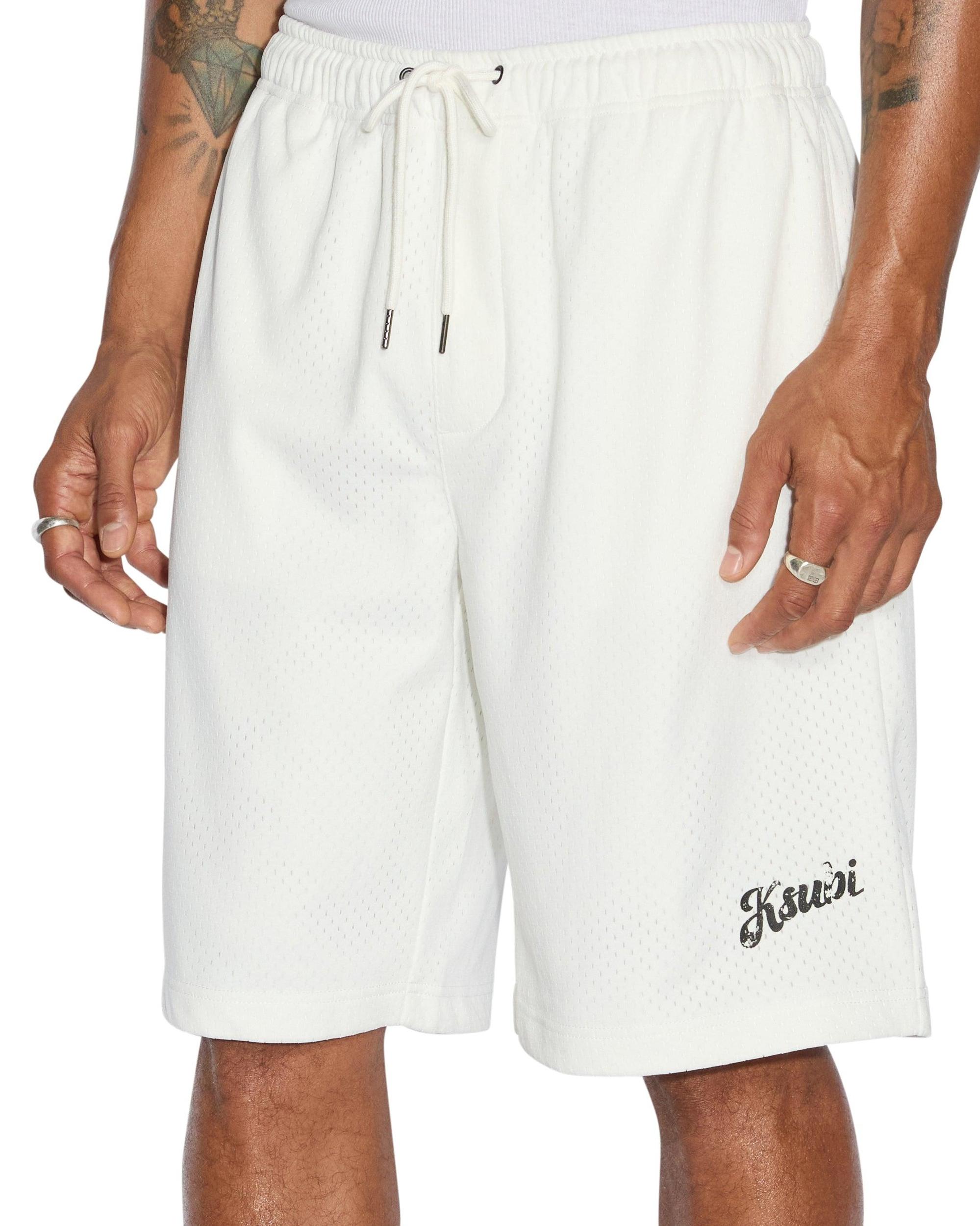 ROLL MESH SHORT WHITE Male Product Image