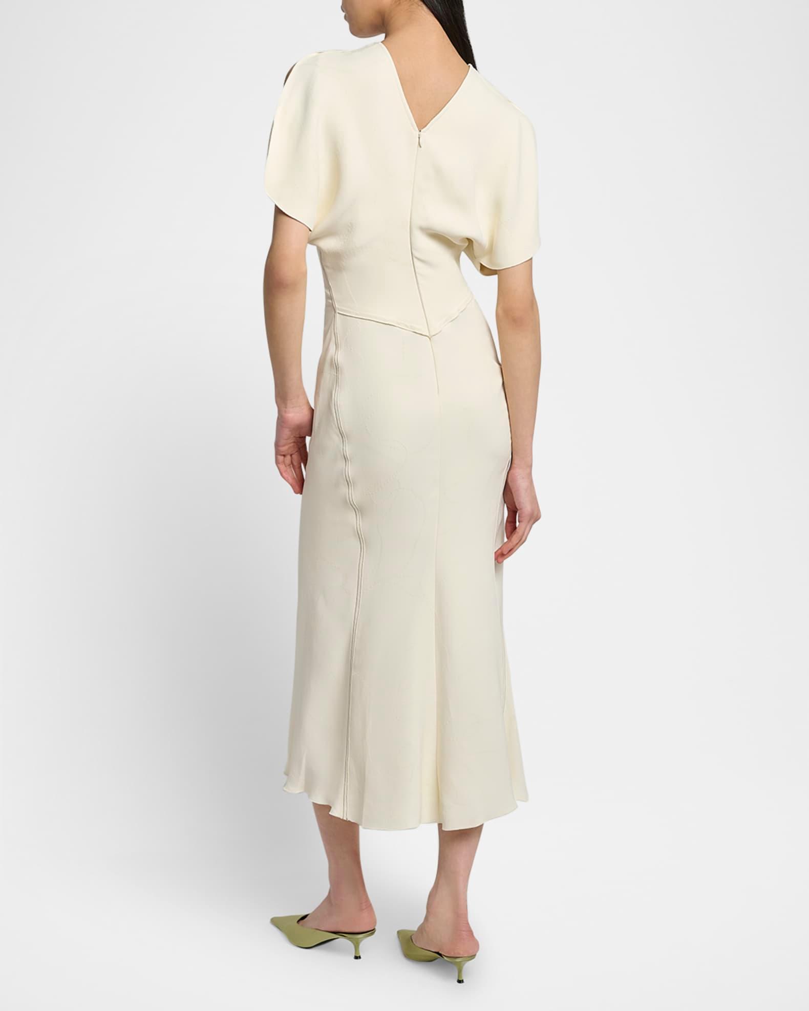 Gathered Waist Midi Dress Product Image