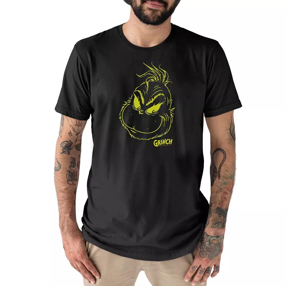 Men's Dr. Seuss Grinch Face Tee,  Product Image