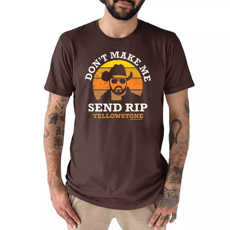 Mens Yellowstone Make Me Send Rip Tee Product Image