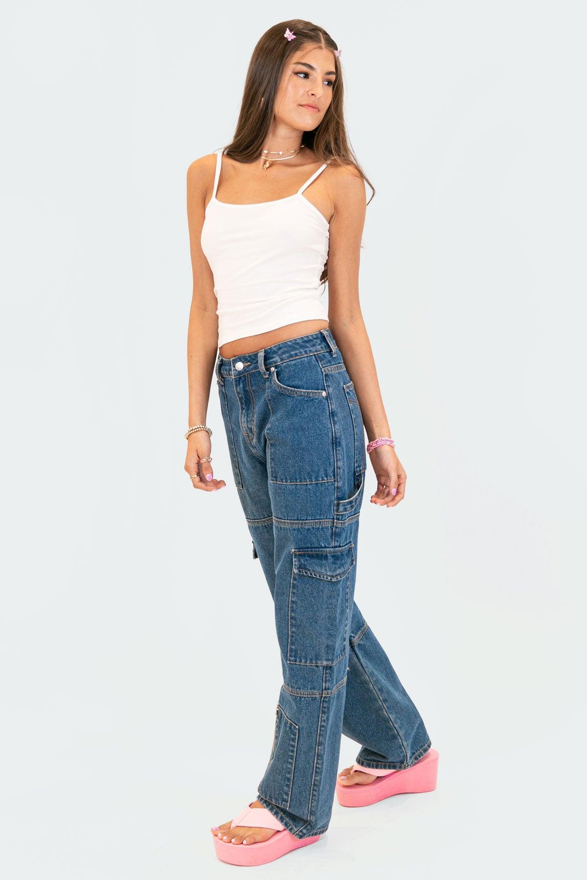 Jaimie Cargo Jeans Product Image