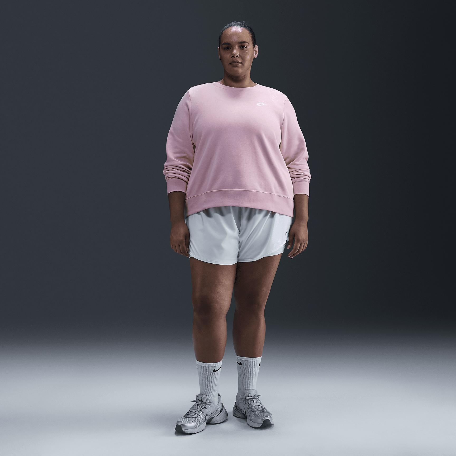 Nike Sportswear Club Fleece Women's Crew-Neck Sweatshirt (Plus Size) Product Image