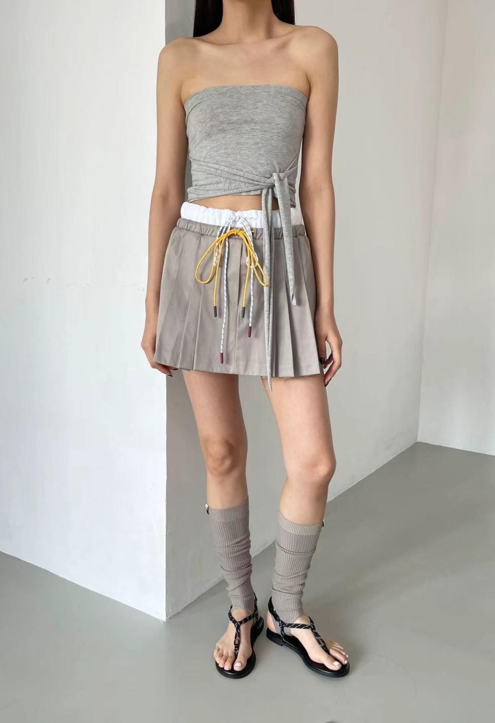 Pippa Skirt in Khaki Product Image