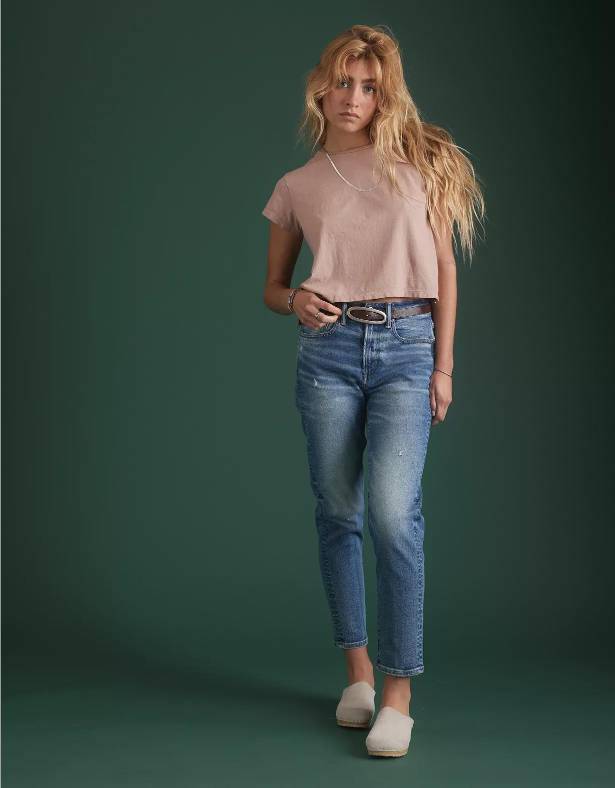 AE77 Premium Mom Jean Product Image