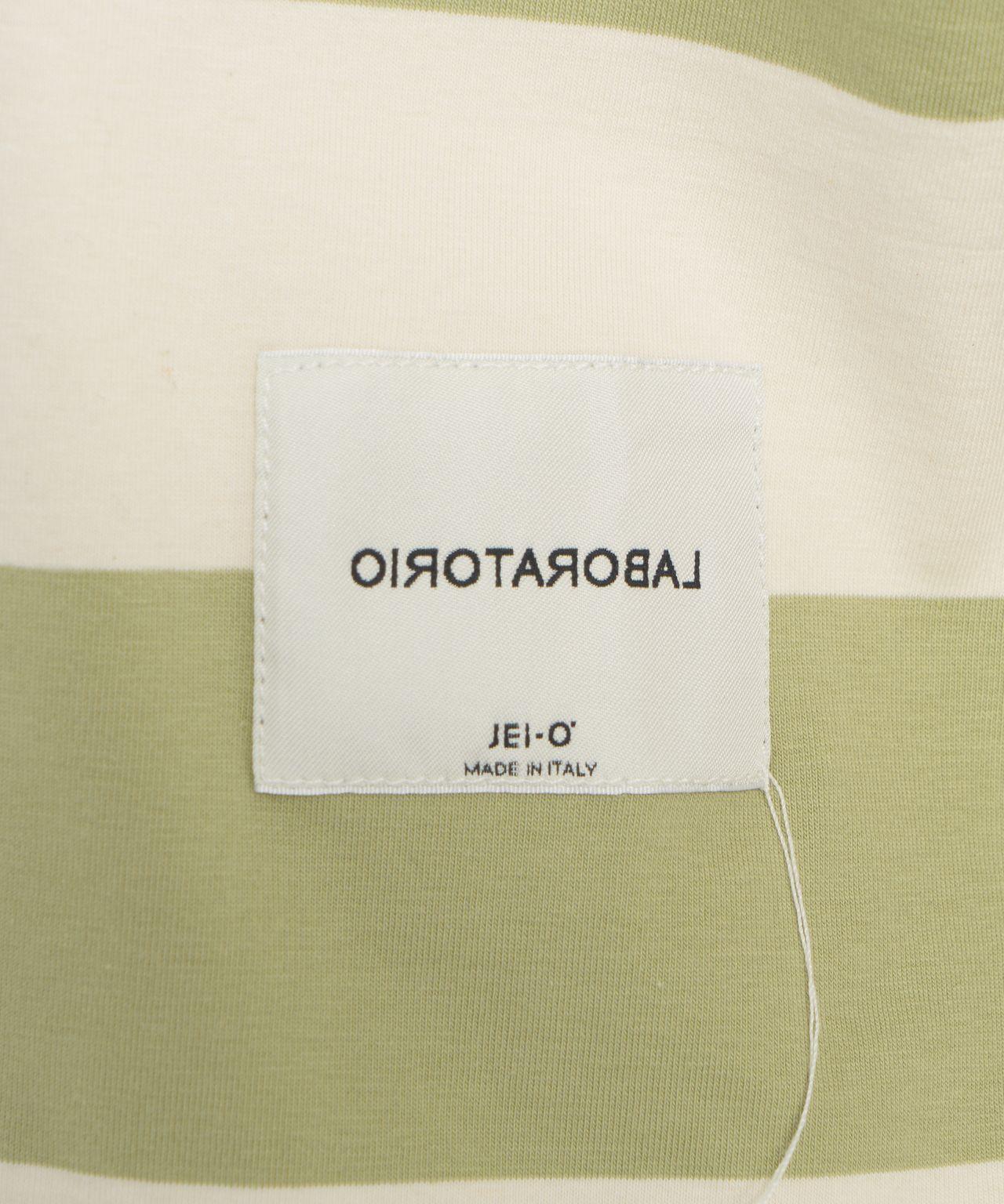 Striped cropped T-shirt Product Image