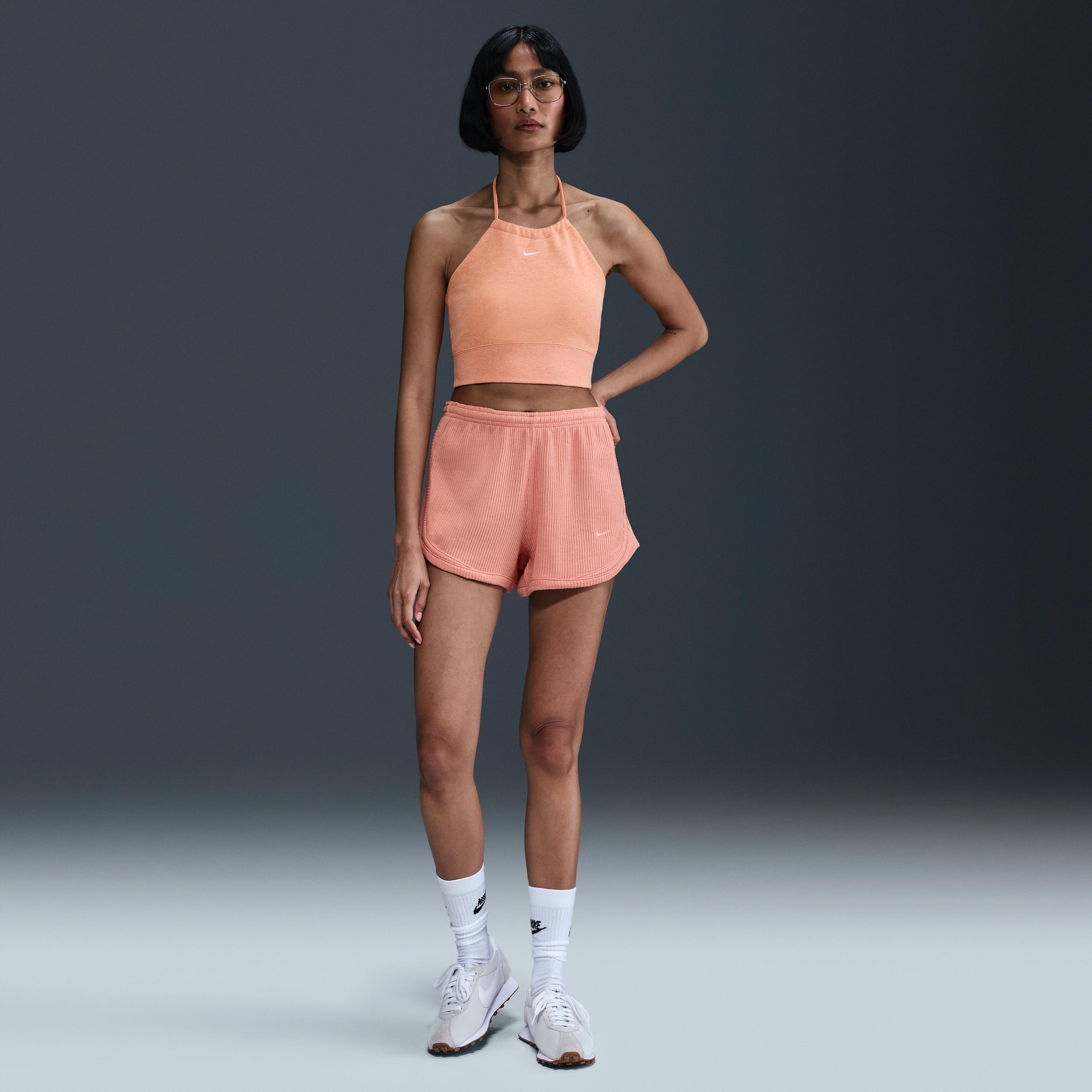 Women's Nike Sportswear Chill Terry Slim Cropped French Terry Halter Top Product Image