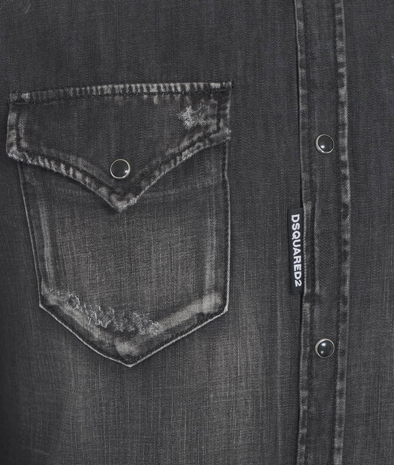 Western denim shirt Product Image