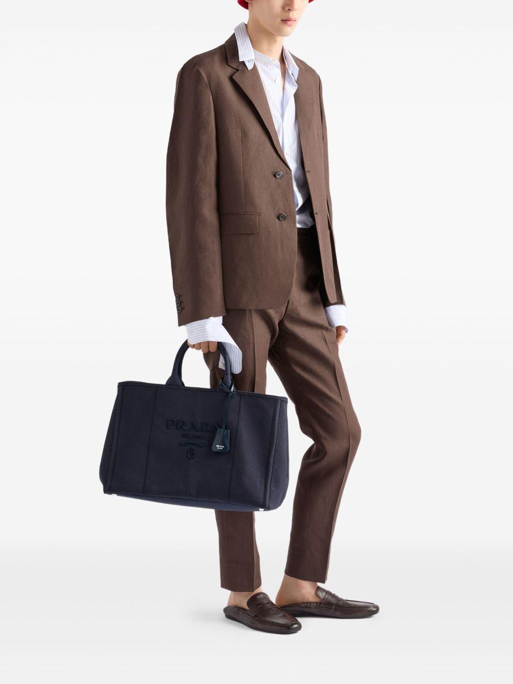 logo-embossed tote bag Product Image