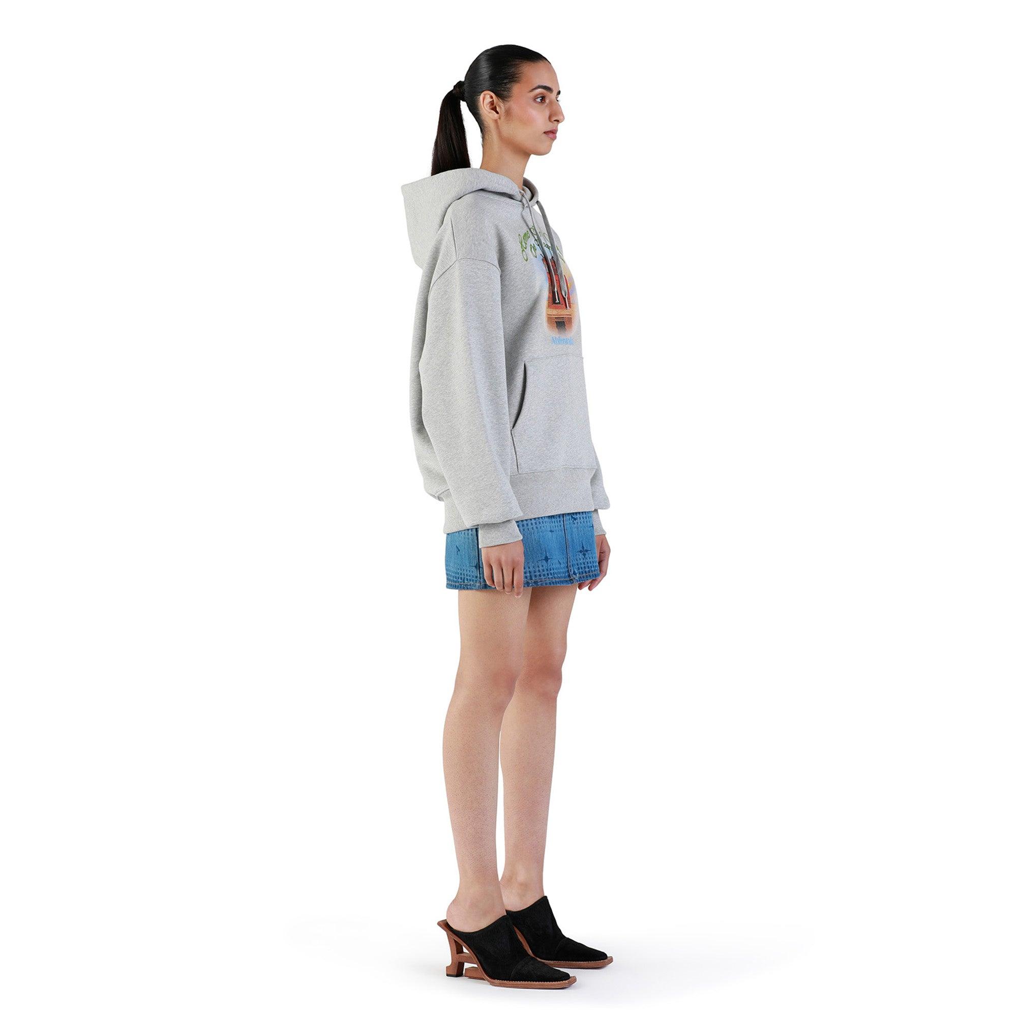 Women's Laser Denim Mini Skirt Female Product Image