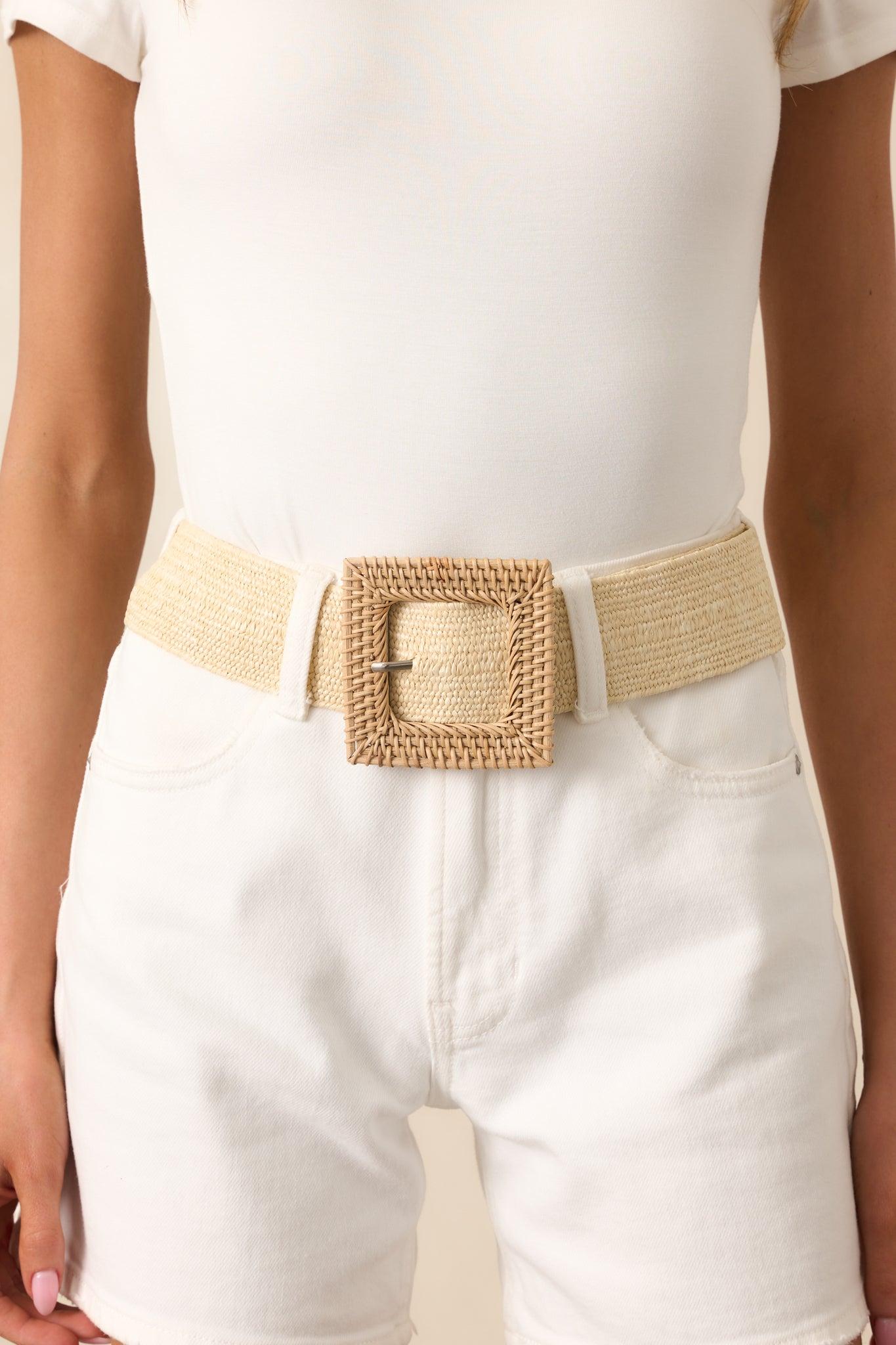 All Of Me Ivory Belt Product Image