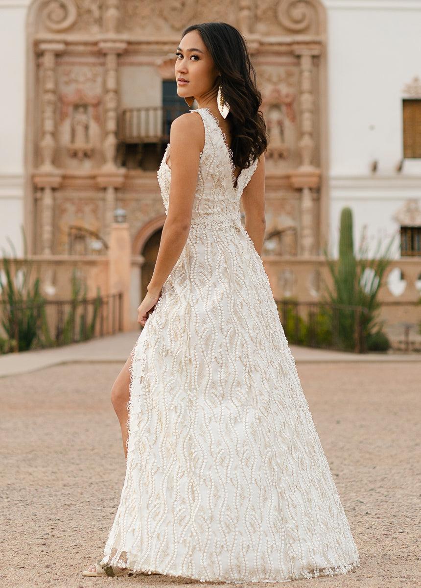 Aiya Dress in Cream Female Product Image