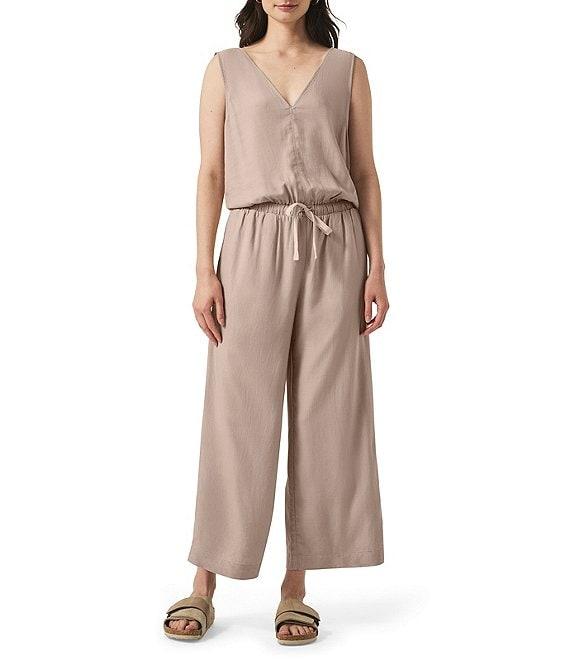 Splendid Kali V-Neck Sleeveless Wide Leg Jumpsuit Product Image