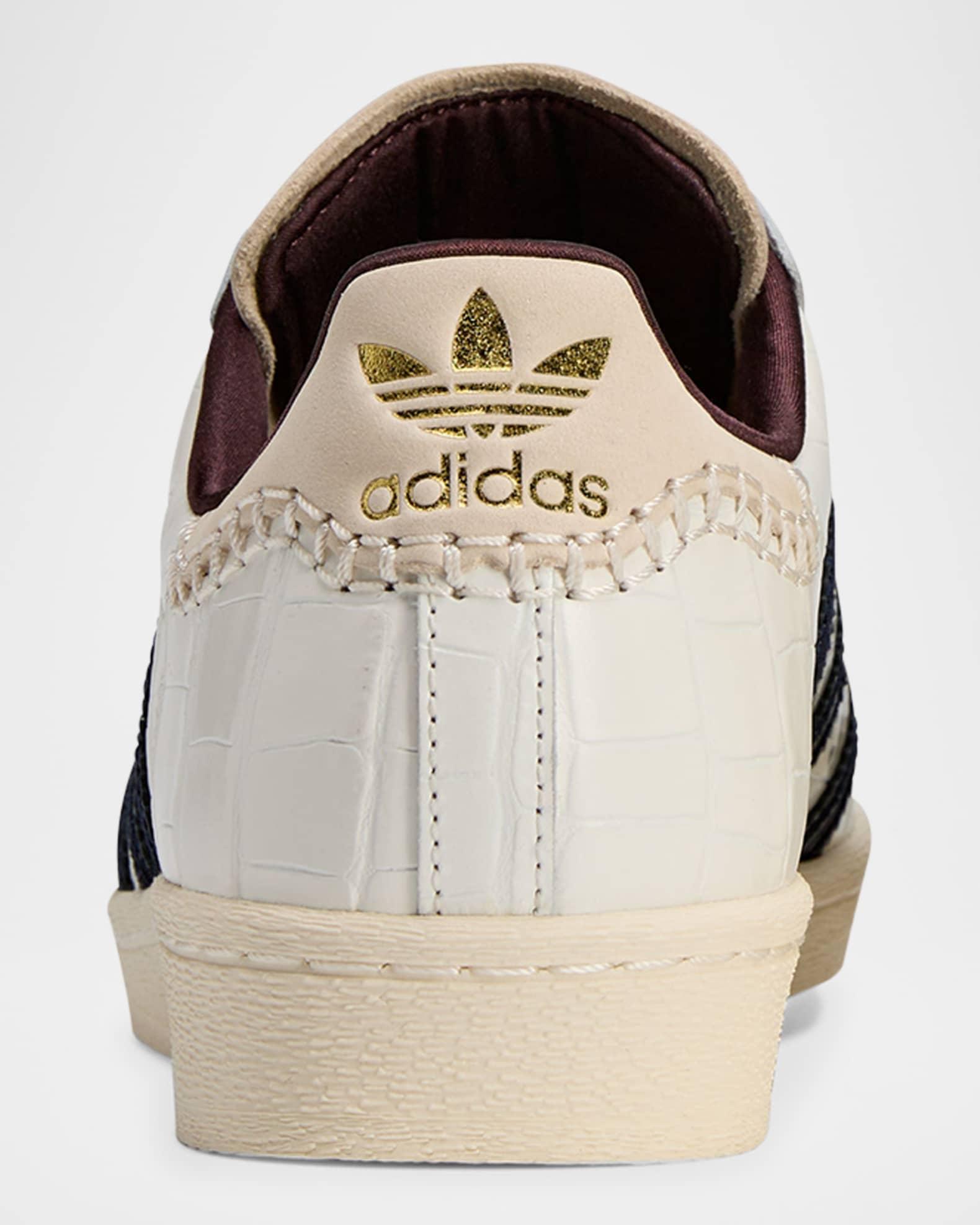 x Wales Bonner Men's Superstar Croc-Effect Low-Top Sneakers Product Image