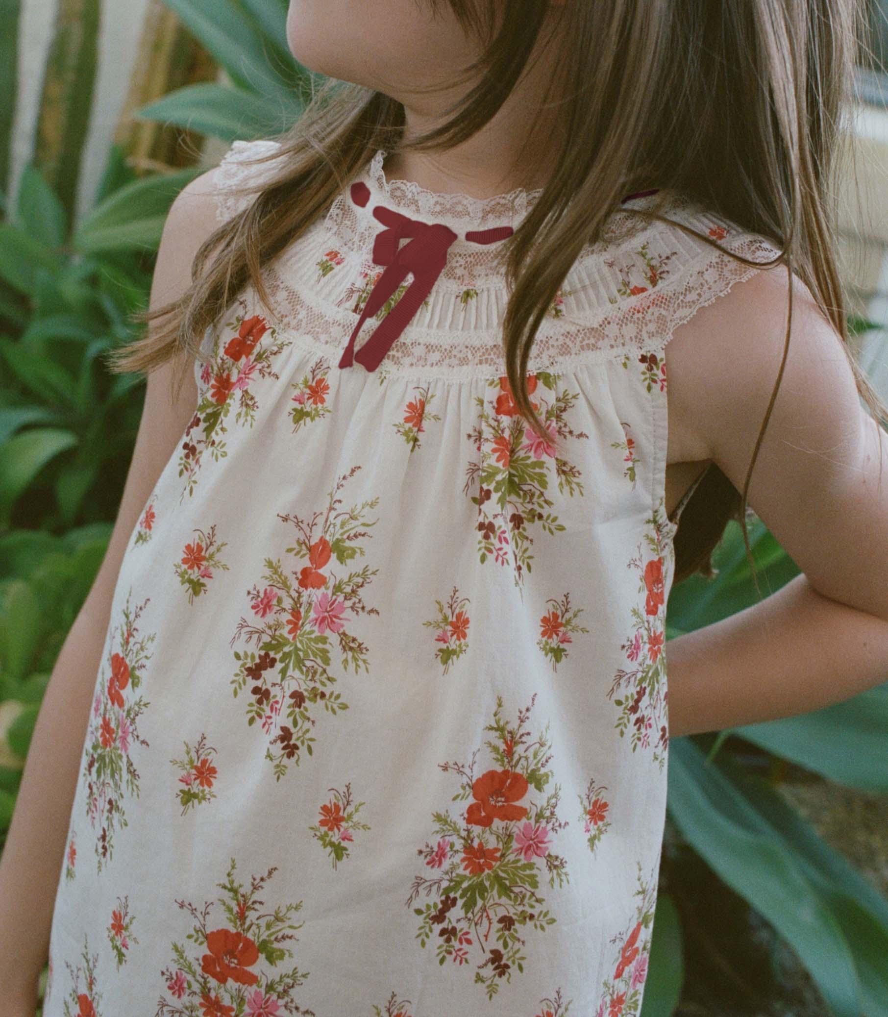 LITTLE DANSES DRESS -- ROSE PETIT BOUQUET DE CHAMONIX Product Image
