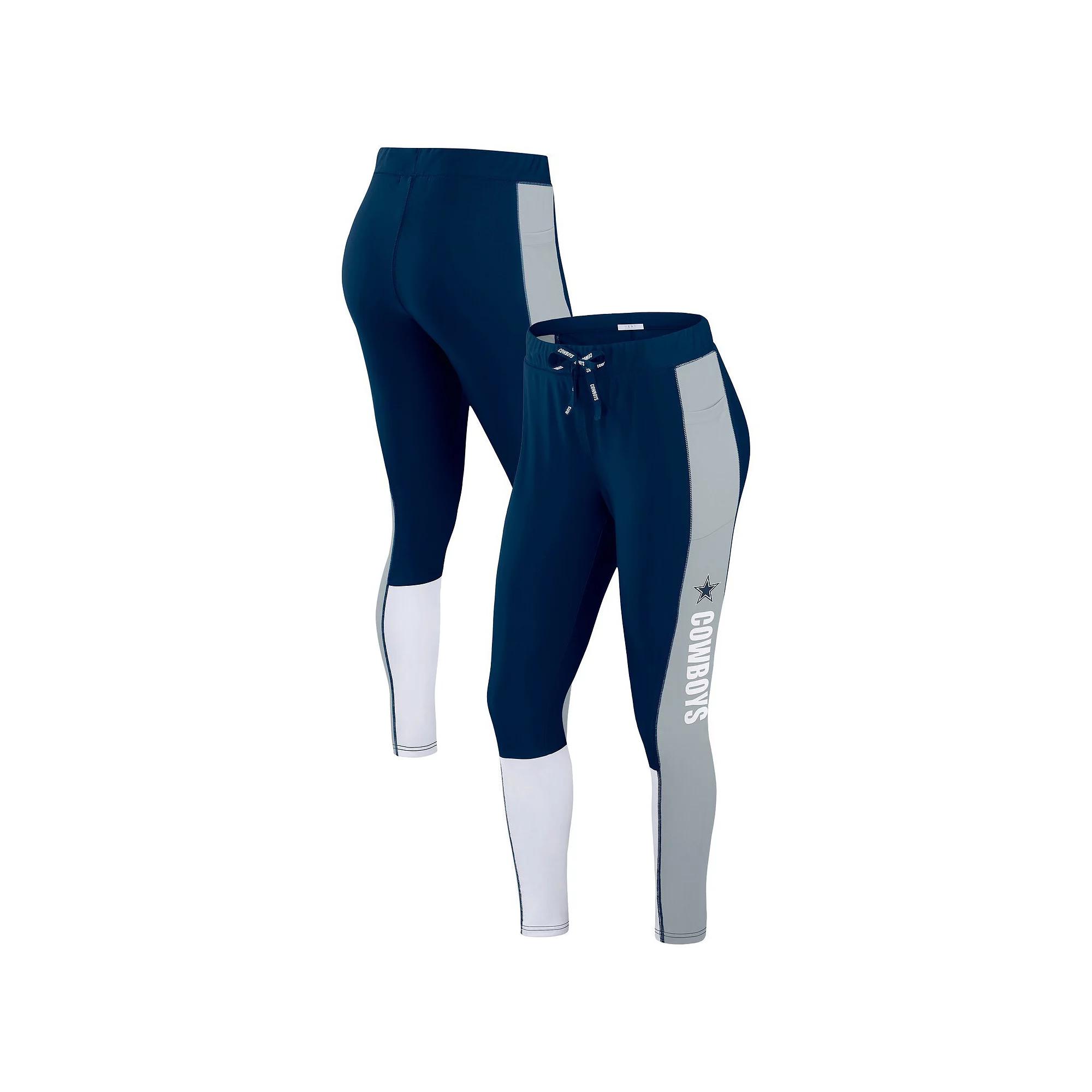Women's WEAR by Erin Andrews Navy Dallas Cowboys Color-Block Leggings,  Product Image