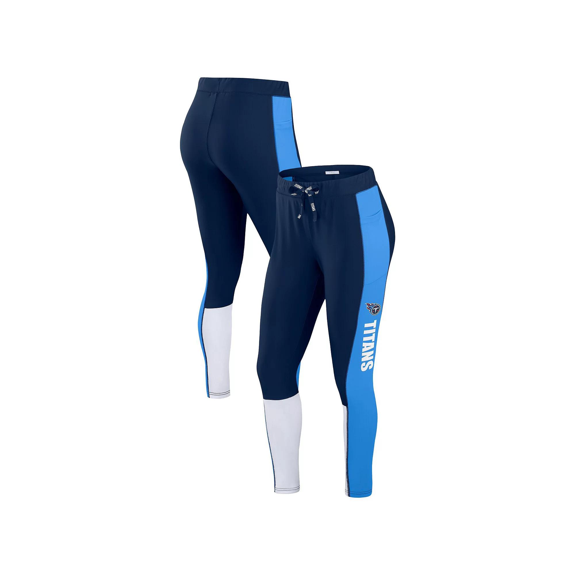 Women's WEAR by Erin Andrews Navy Dallas Cowboys Color-Block Leggings,  Product Image
