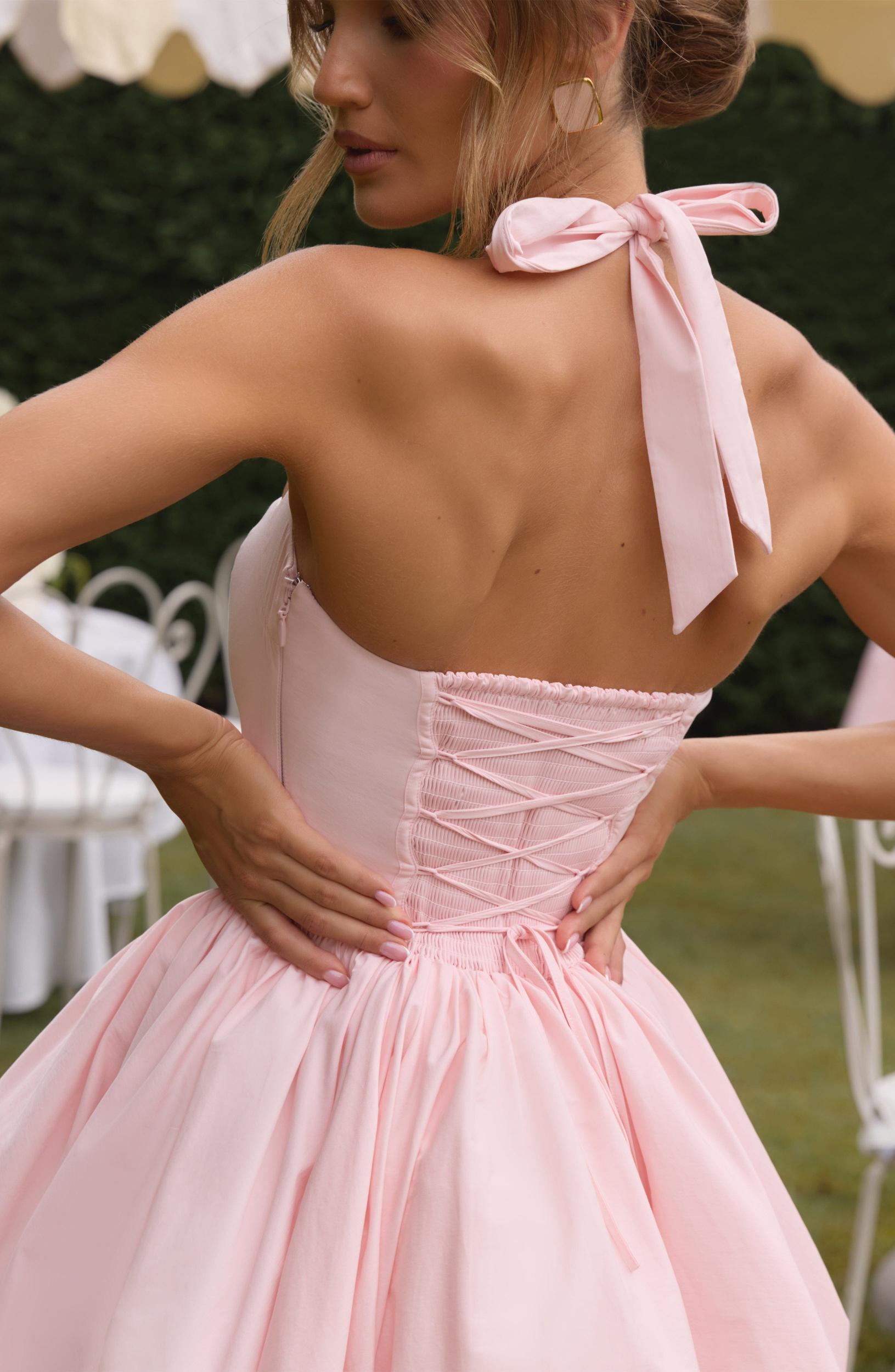 Maricia Mini Dress - Blush Product Image