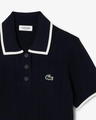 Short Sleeved Polo Collar Golf Sweater Product Image