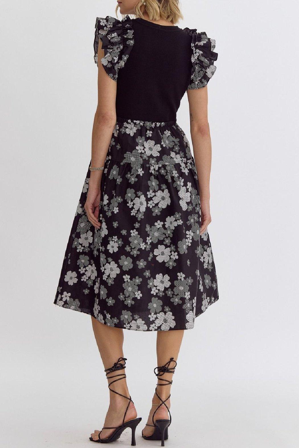 Floral Skirt Midi Product Image