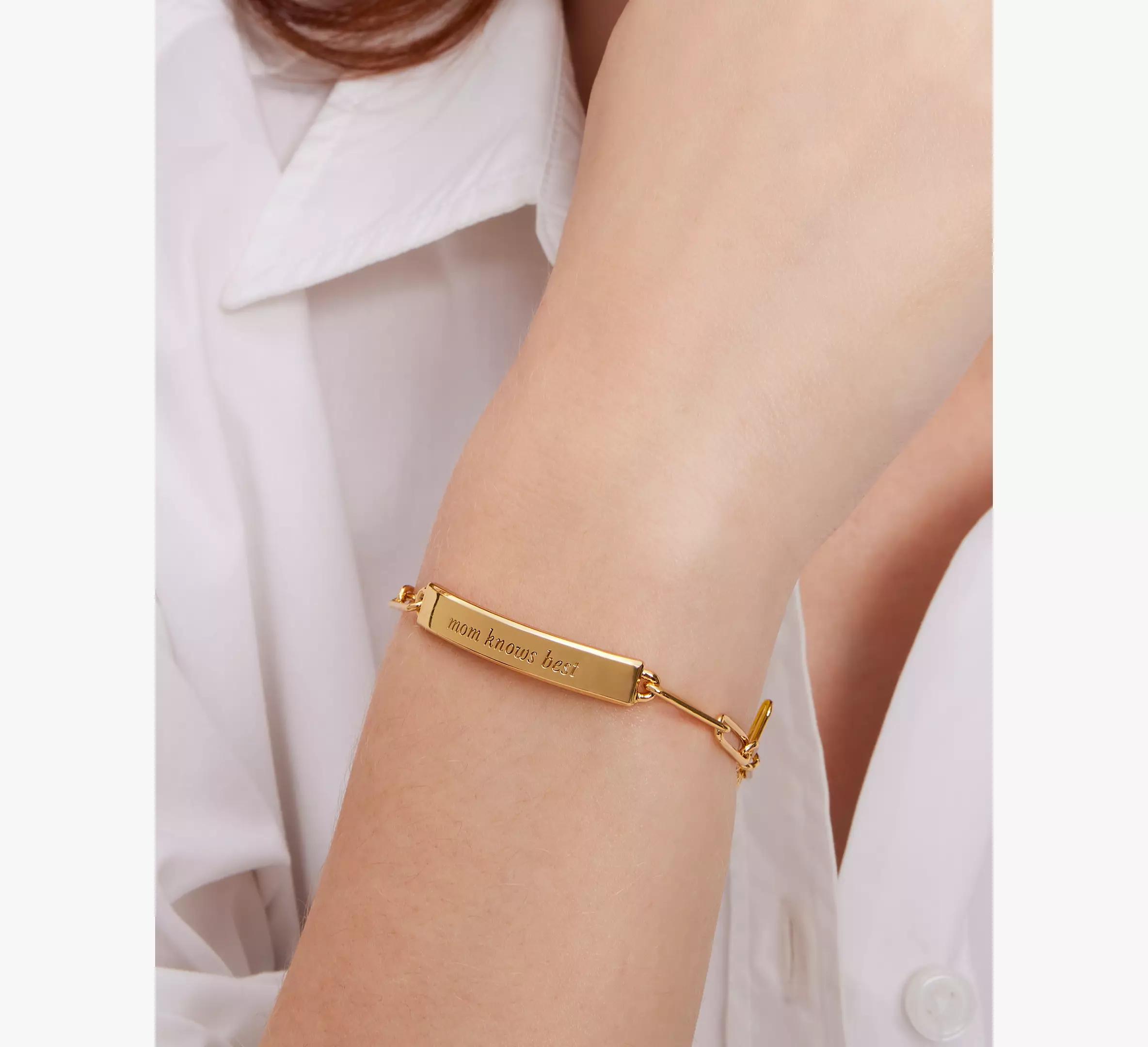 Mom Knows Best Idiom Id Bracelet Product Image