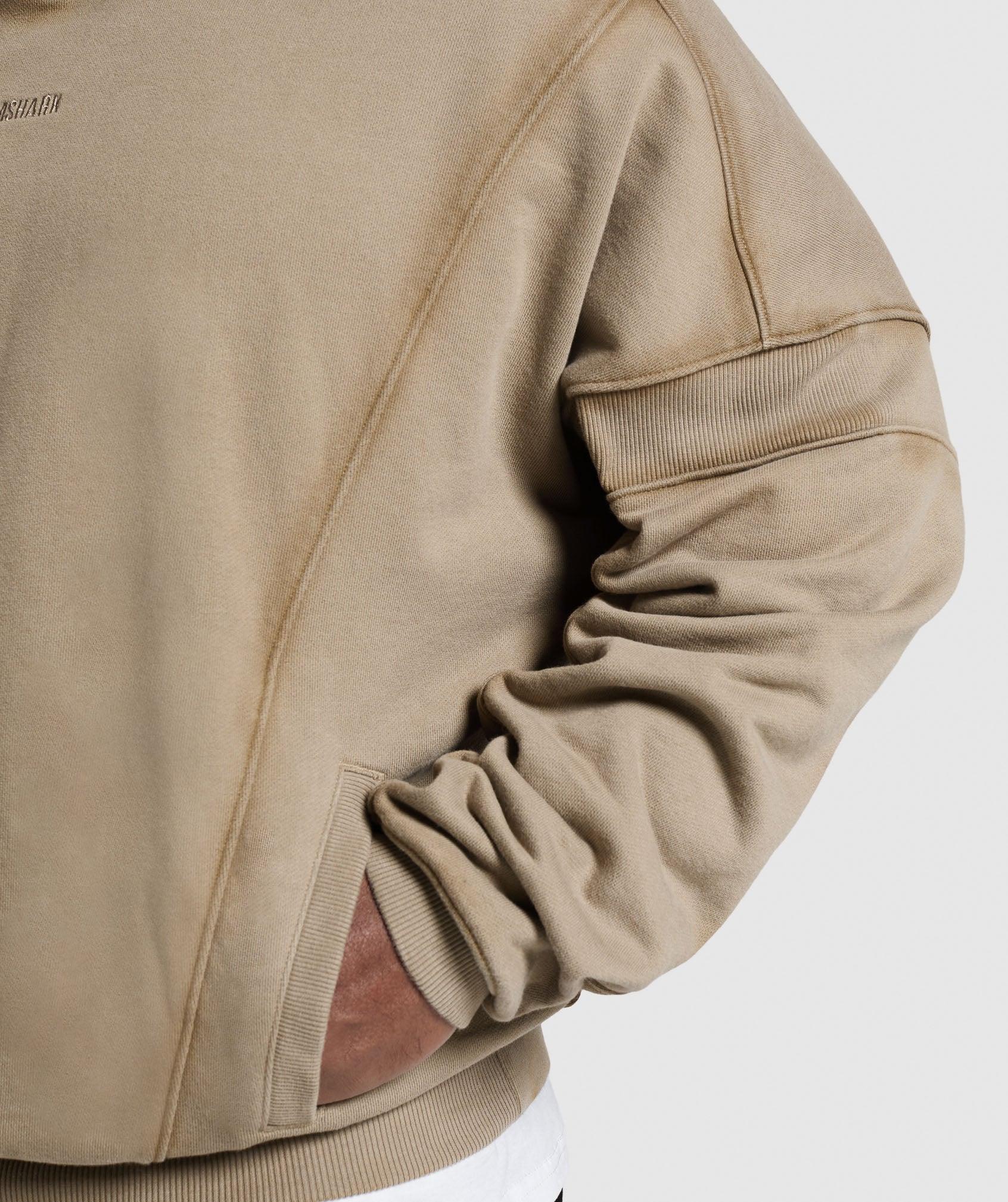 Gymshark Heavyweight Hoodie - Lifestyle Brown Male Product Image