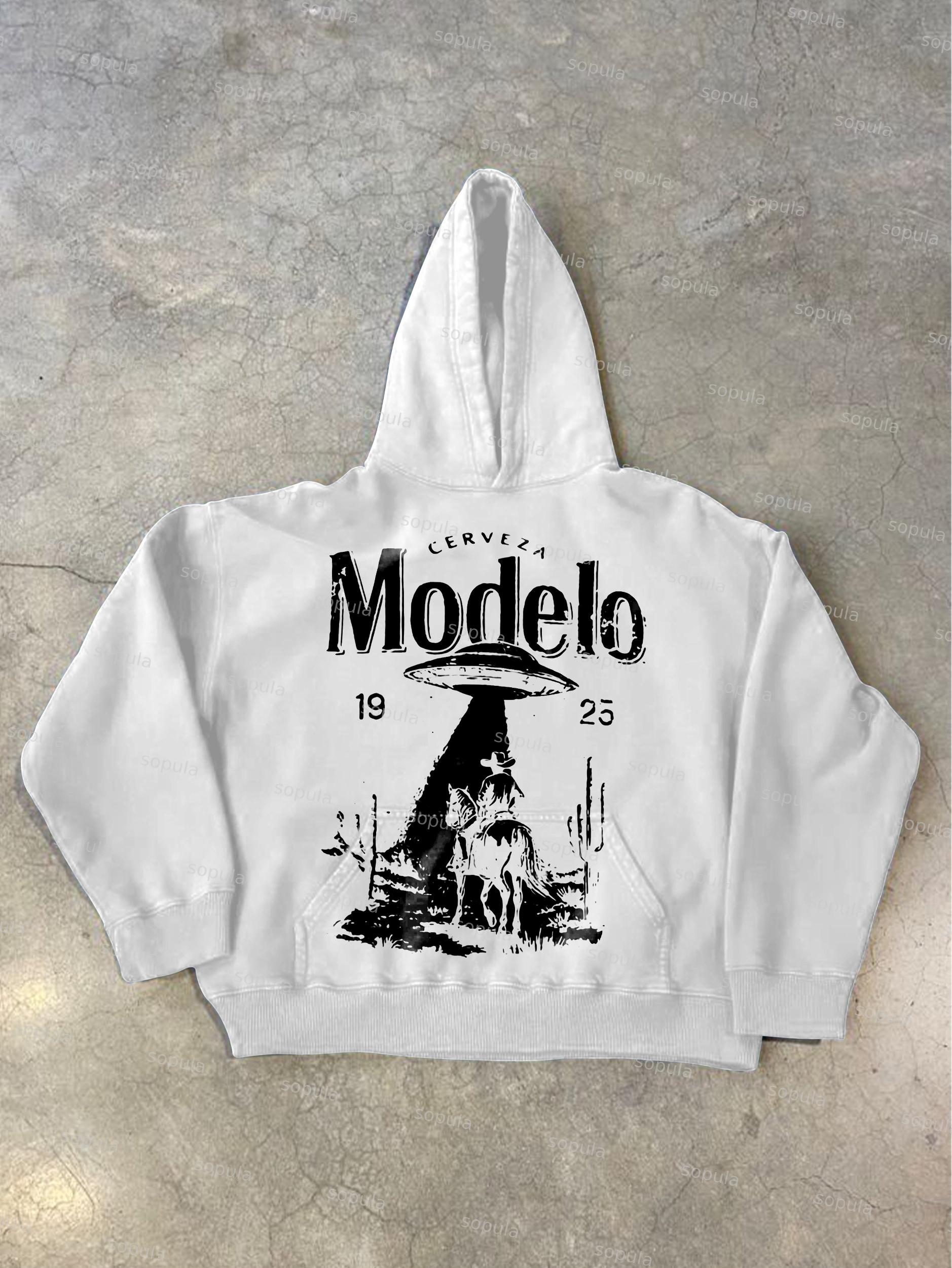 Street Fashion Retro Men's Head Graphic Cotton T-Shirt Product Image