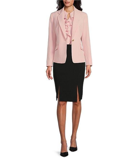 Kasper Side Zip Sailor Paneled Pencil Skirt Product Image